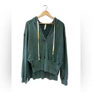 💕Sale💕 Anthropology Green Athletic Hoodie Sweater